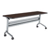 24 x 72'' Rectangular Training Table, LPL, Mocha - Safco Products