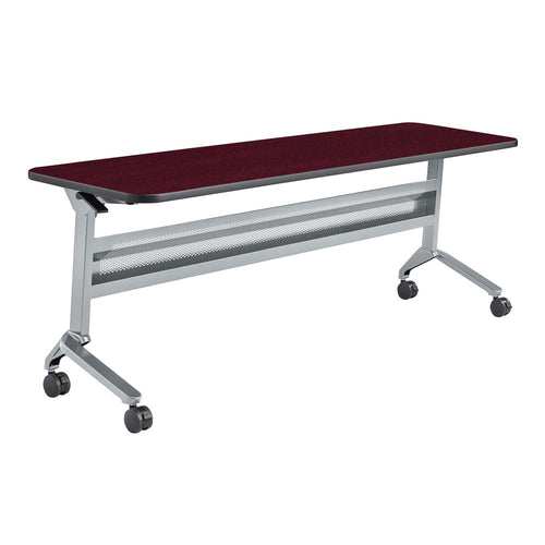 24 x 72'' Rectangular Training Table, LPL, RegalMahogany - Safco Products