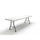 96''x30'' Rectangular Table, White - Mayline