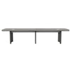 12' Conference Table, Gray Steel - Mayline