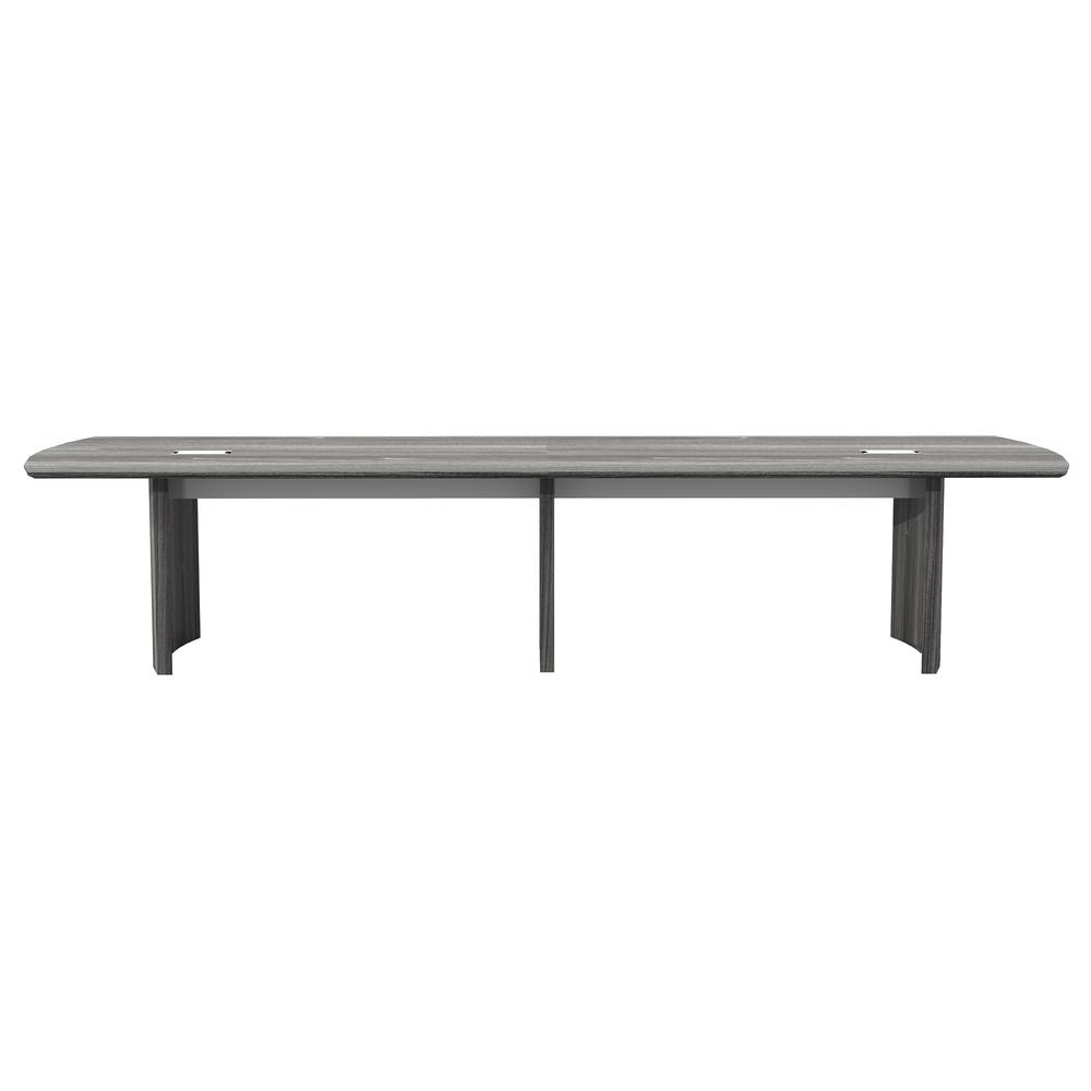12' Conference Table, Gray Steel - Mayline