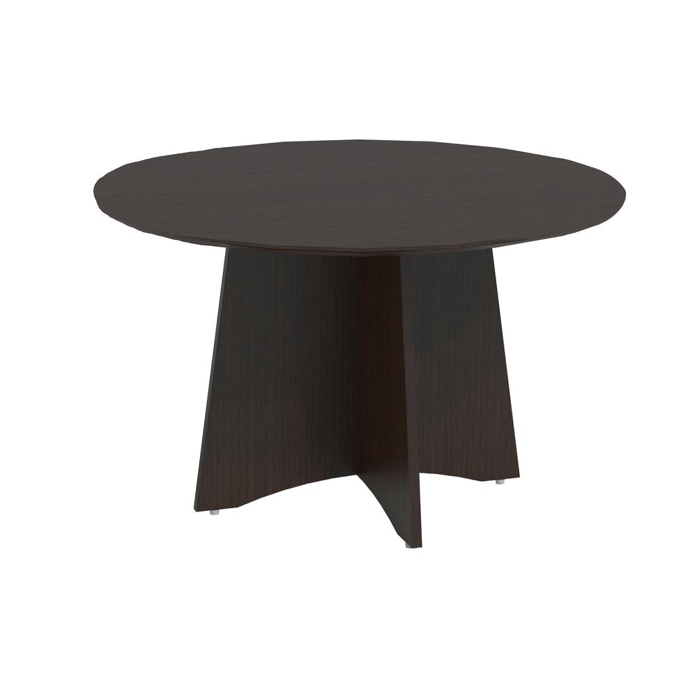 Medina Conference Table (48'' Round), Mocha - Safco