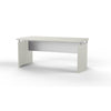 72''W Desk, Textured Sea Salt - Safco