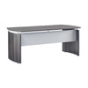 72''W Desk, Gray Steel - Mayline