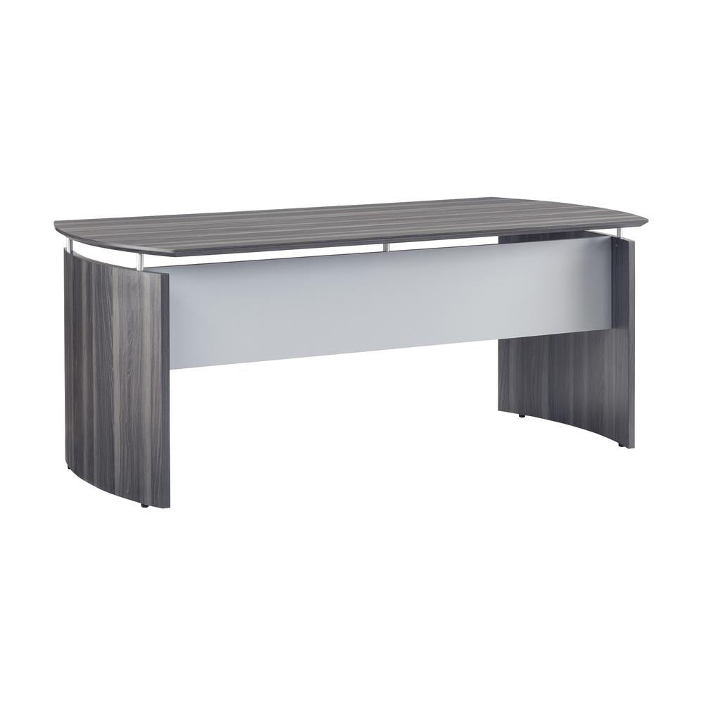 72''W Desk, Gray Steel - Mayline