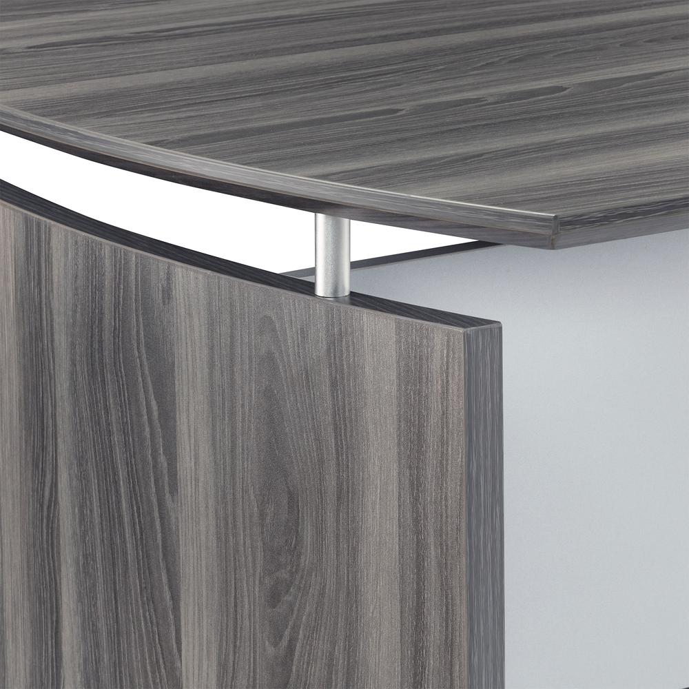 72''W Desk, Gray Steel - Mayline