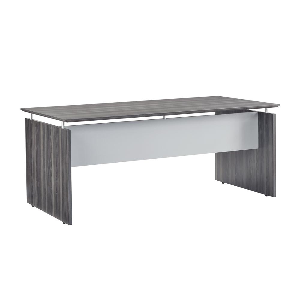 63'' Rectangle Straight Desk, Gray Steel - Mayline