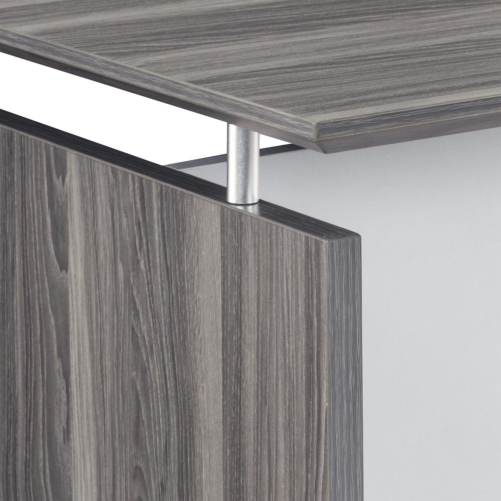 63'' Rectangle Straight Desk, Gray Steel - Mayline