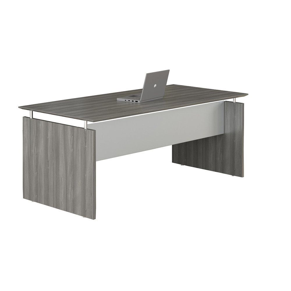 63'' Rectangle Straight Desk, Gray Steel - Mayline