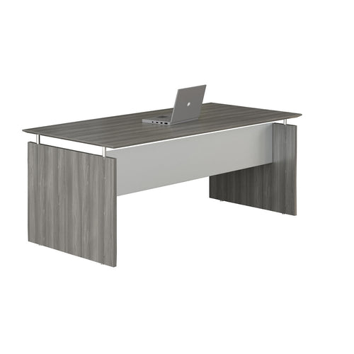 63'' Rectangle Straight Desk, Gray Steel - Mayline