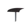 Curved Desk Extension (Left), Mocha - Safco