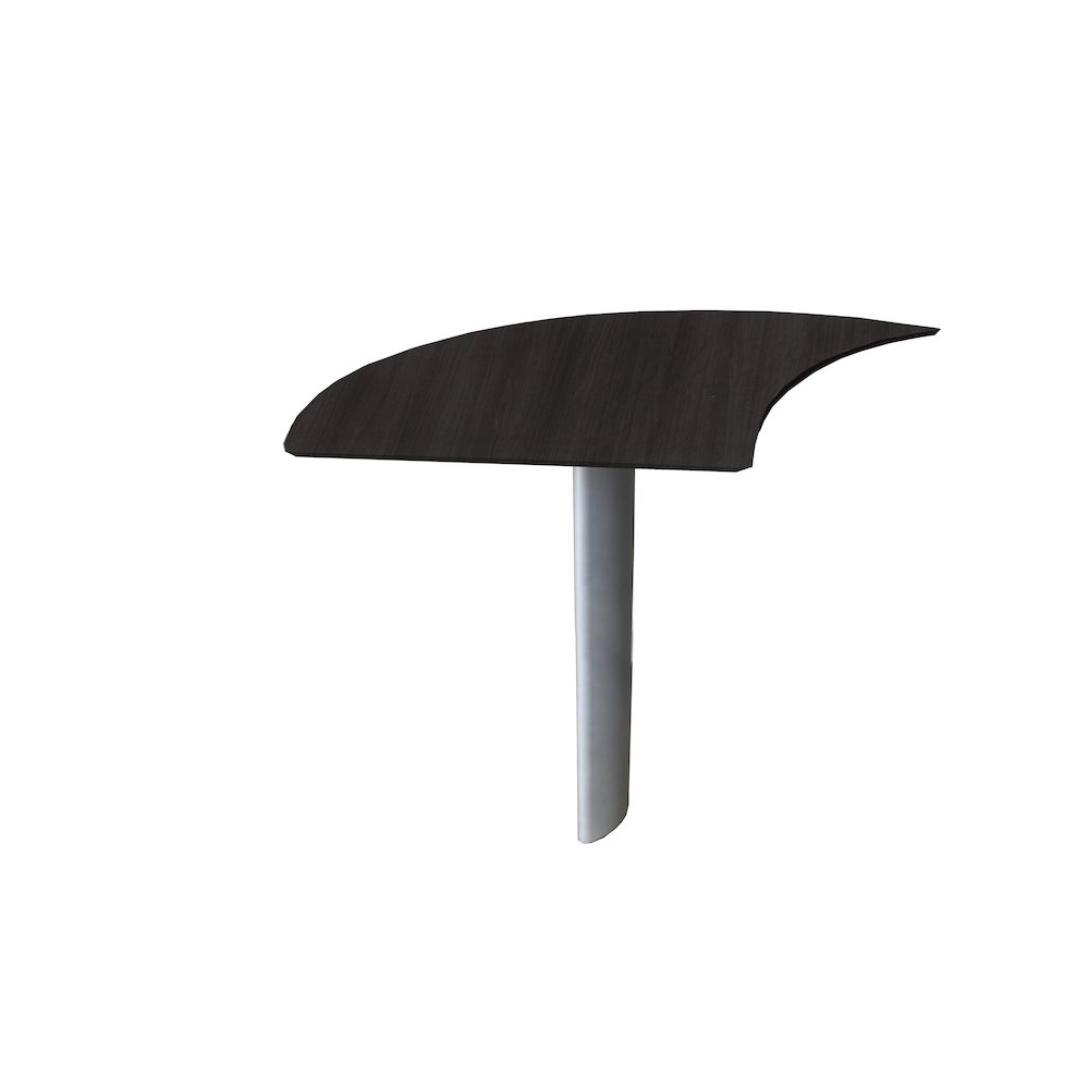 Curved Desk Extension (Left), Mocha - Safco