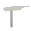 Medina™ Curved Desk Extension, Left - TexturedSeaSalt - Mayline