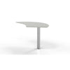 Curved Desk Extension (Right), Textured Sea Salt - Safco