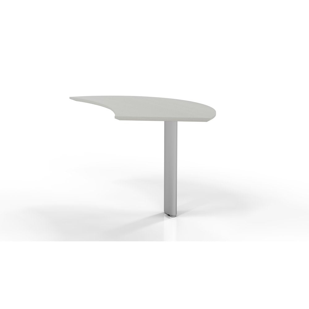 Curved Desk Extension (Right), Textured Sea Salt - Safco