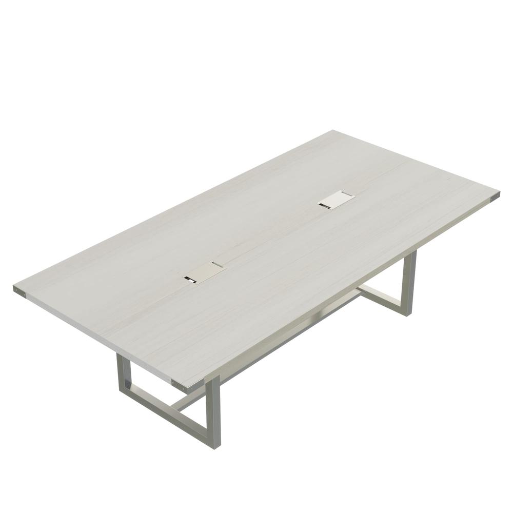 Mirella™ Conference Table, Sitting-Height, 8’ White Ash - Safco