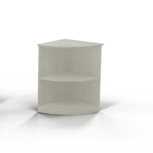 Bookcase (2 Shelf 1/4 - Round), Textured Sea Salt - Safco