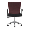 Height Adjustable Task Chair, Black/Red - Mayline