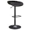 Rogue Faux Leather Gaslift Bar Stool, (Set of 2) - New Pacific Direct