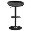 Rogue Faux Leather Gaslift Bar Stool, (Set of 2) - New Pacific Direct