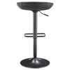 Rogue Faux Leather Gaslift Bar Stool, (Set of 2) - New Pacific Direct