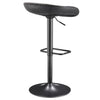 Rogue Faux Leather Gaslift Bar Stool, (Set of 2) - New Pacific Direct