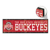 Ohio State Buckeyes Sign 9x30 Wood Yard Marker - WinCraft