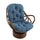 Rattan Swivel Rocker with Micro Suede Cushion - International Caravan
