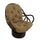 Rattan Swivel Rocker with Micro Suede Cushion - International Caravan