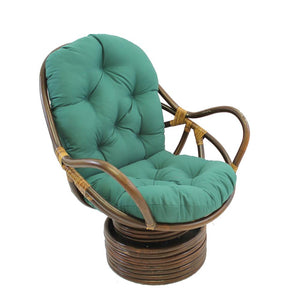 Swivel Rocker with Twill Cushion - International Caravan