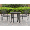 Set of Three Mandalay Iron Bistro Set - International Caravan