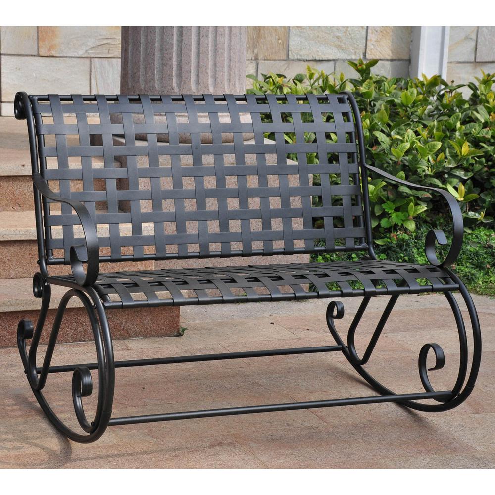 Mandalay Iron Bench Rocker - International Caravan