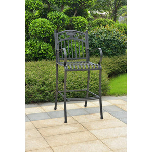 Segovia Iron Bar Height Arm Chair - International Caravan