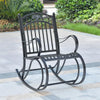 Segovia Iron Rocking Chair - International Caravan