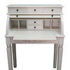 Carved Wood Roll Top Desk - International Caravan