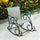 Valencia Resin Wicker/ Steel Rocking Chair, Grey - International Caravan