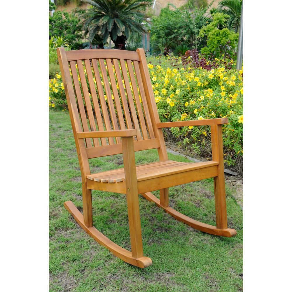 Acacia Large Rocking Chair - International Caravan