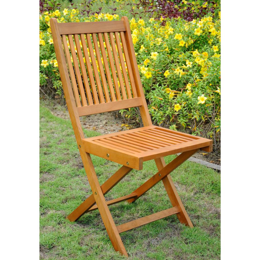 Royal Tahiti Set of 2 Outdoor Folding Garden Chair - International Caravan