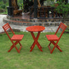 Set of 3 Acacia Folding Bistro Set - International Caravan