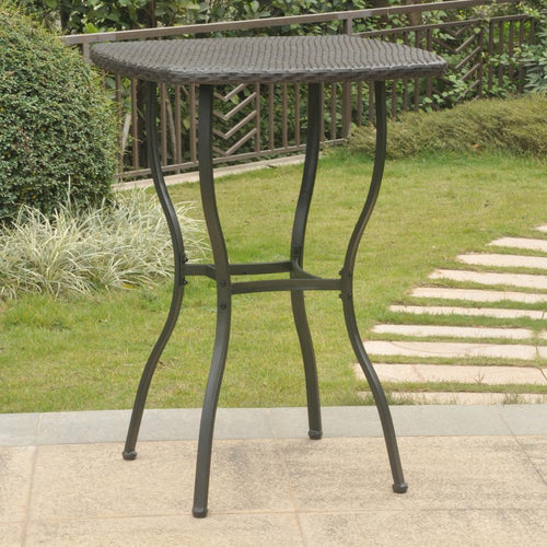 Valencia Resin Wicker/Steel Bar Height Table - International Caravan