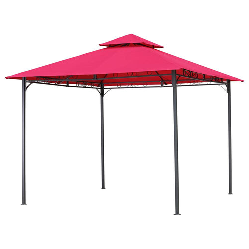 Square Vented Canopy Gazebo - International Caravan