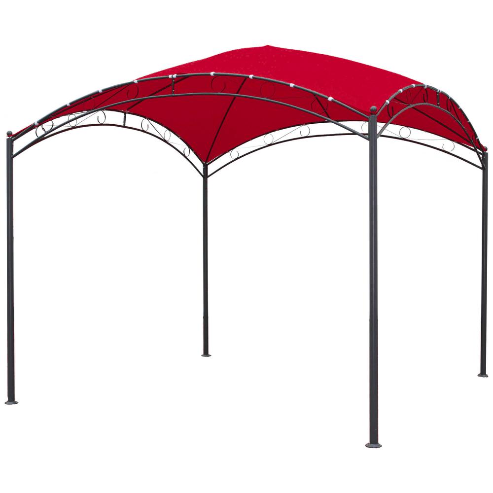 Square 10 Foot Dome Top Gazebo - International Caravan
