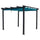 3 Meter Aluminum Framed Pergola, Aqua Blue - International Caravan