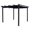 3 Meter Aluminum Framed Pergola, Navy - International Caravan