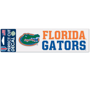Florida Gators Decal 3x10 Perfect Cut Wordmark Color - WinCraft
