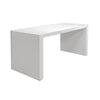 White Lacquer Computer Desk 62X28X30 - Creative Images