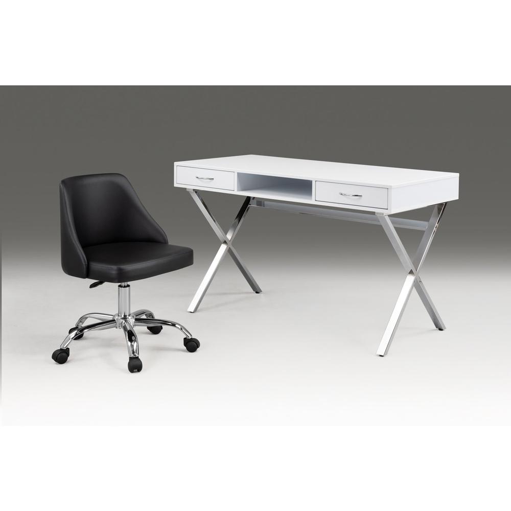 Office Chair With Chrome Base - Creative Images