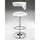 Bar Stool, Adj High, White - Creative Images