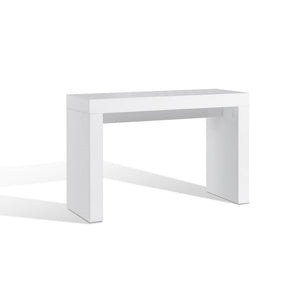 Console Table, Mdf Lacquered, White - Creative Images