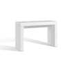 Console Table, Mdf Lacquered, White - Creative Images